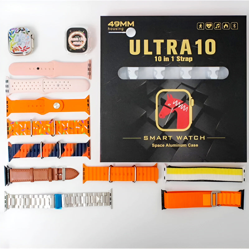 Ultra10 49mm with 10 Interchangeable Straps